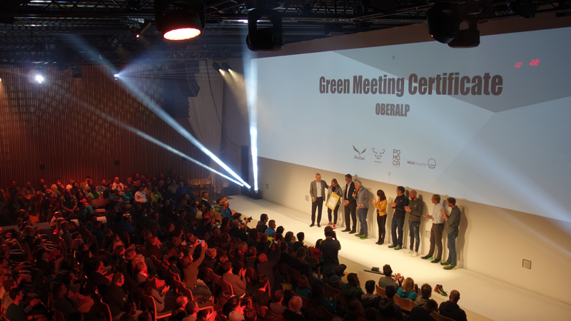 Umweltzeichen-Zertifikats-Übergabe Oberalp Convention, Congress Centrum Alpbach